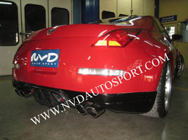 Nissan 350Z Z33 Fairlady carbon fibre rear diffuser