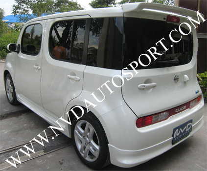 Nissan Cube Impul bodykit rear spoiler and roof wing ชุดแต่ง นิสสัน คิวบ์ ในรูปแบบของอิมพัล