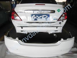 nissan Almera sub bumper โครงเสริมในกันชน