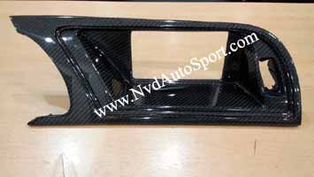 Audi A4 S4 B8 Carbon fiber Nav Screen panel with trim