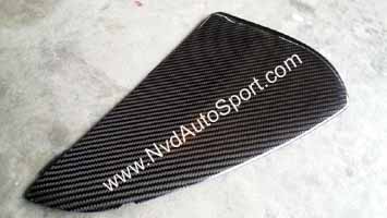 Audi A4 S4 B8 carbon fiber skinning dash end covers from NVD Autosport