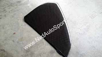 Audi A4 S4 B8 carbon fiber skinning dash end covers from NVD Autosport