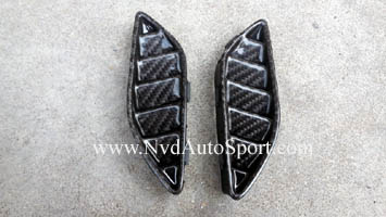 Audi A4 S4 B8 Carbon fiber skinning Interior Defroster vents