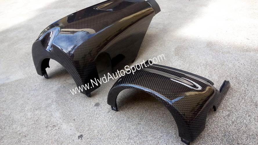 Audi A5 S5 RS5 - 8T carbon fiber steering wheel cowls