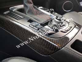 Audi A5 S5 RS5 8T A4 S4 carbon fiber center console trim