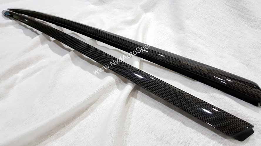 Audi A5, S5, RS5 8T Carbon fiber exterior Windshield side trim