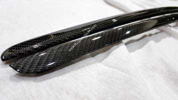 Audi A5, S5, RS5 8T Carbon fiber exterior windshield side trims