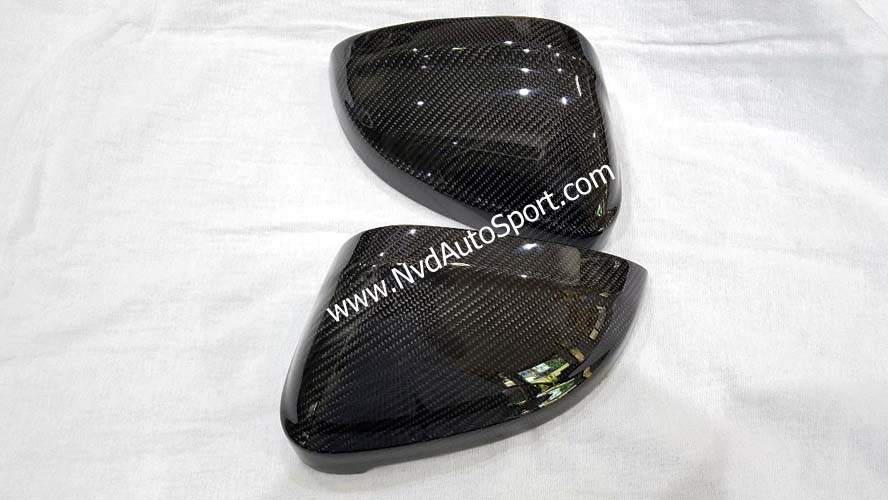 Audi A5 S5 RS5 B9 8W Carbon fiber side mirror housing caps