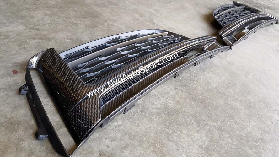 Audi A5 S5 RS5 B9 8W Carbon fiber front bumper side grilles