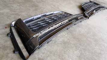 Audi A5 S5 RS5 B9 8W Carbon fiber front bumper side grilles