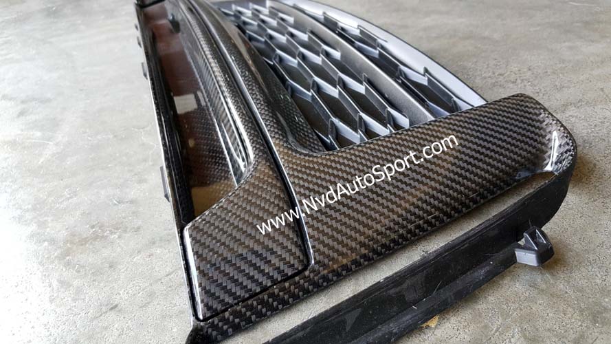 Audi A5 S5 RS5 B9 8W Carbon fiber front bumper side grilles