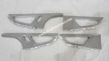 Audi Q7 4M Carbon fiber Interior Door handle Surround Trim