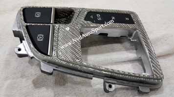 Audi Q7 4M carbon fiber shifter indicator trim