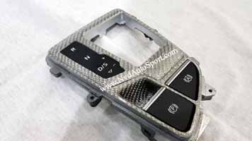 Audi Q7 4M carbon fiber shifter indicator trim