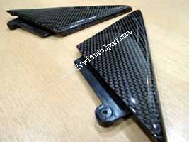 Audi TT TTs 8J MK2 carbon fiber Interior Inner Side Mirror Covers