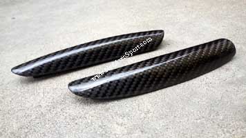 Audi TT 8J MK2 Carbon fiber Interior Door pull handle top