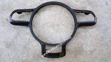 Audi TT TTs 8J MK2 carbon fiber Interior Steering Wheel Trim