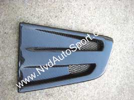 mercedes Benz SL R230 carbon fiber side vent