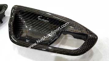 BMW F22, F23, F87 M2 Carbon fiber interior door handle cups