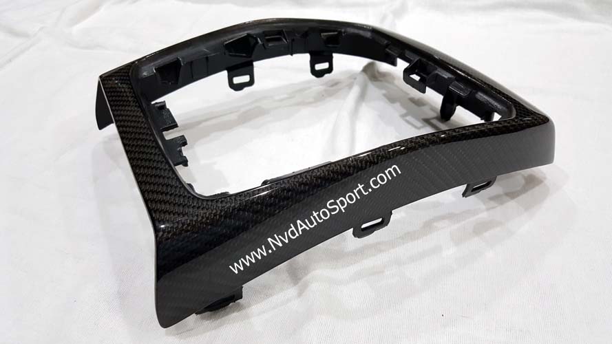 BMW G20, G22, G80 M3, G82 M4 Carbon fiber center console rear end trim