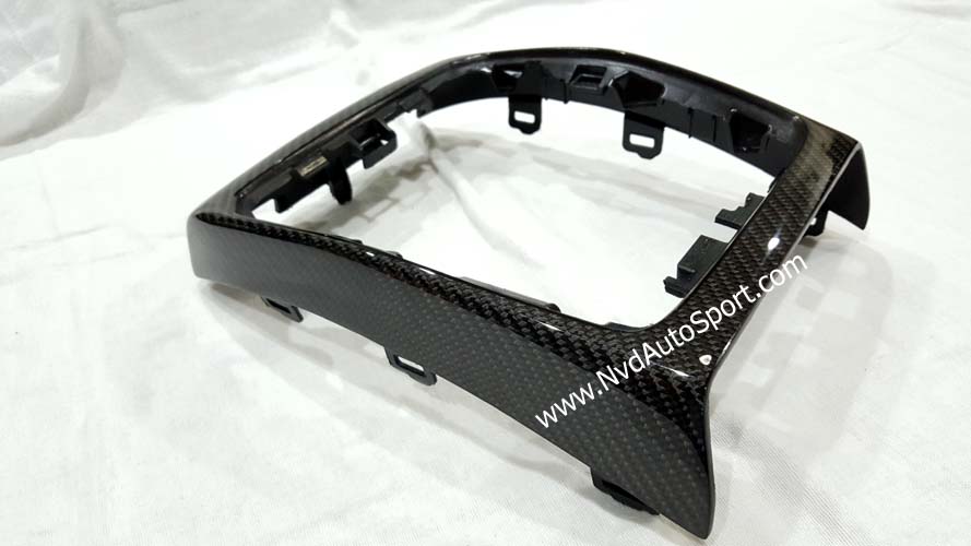 BMW G20, G22, G80 M3, G82 M4 Carbon fiber center console rear end trim