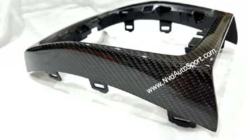 BMW G20, G22, G80 M3, G82 M4 carbon fiber interior center console rear end trim