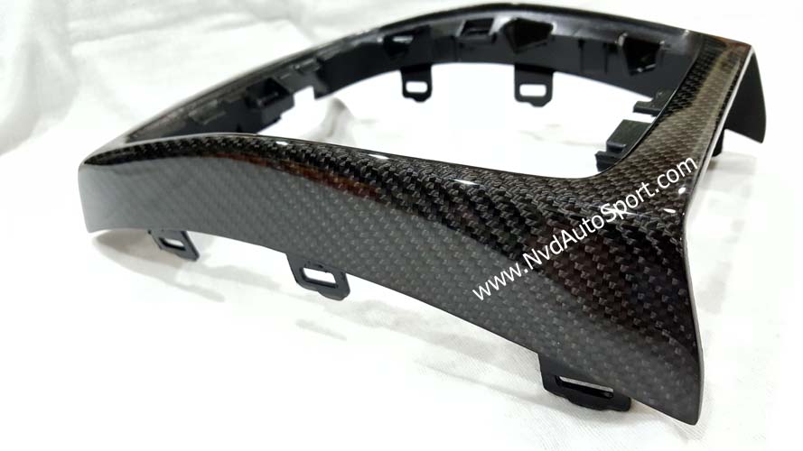 BMW G20, G22, G80 M3, G82 M4 Carbon fiber center console rear end trim