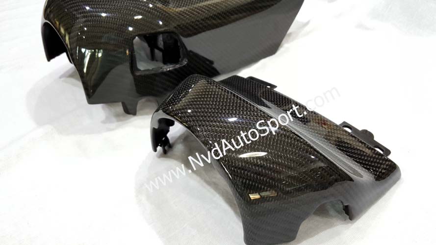 BMW G20, G22, G80 M3, G82 M4 Carbon fiber interior steering wheel columns