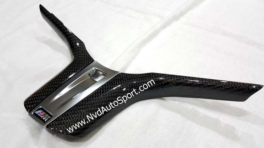 BMW G20, G22, G80 M3, G82 M4 Carbon fiber M lower steering wheel trim