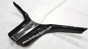 bmw g20, g22, g80 m, g82 M4 carbon fiber lower steering wheel