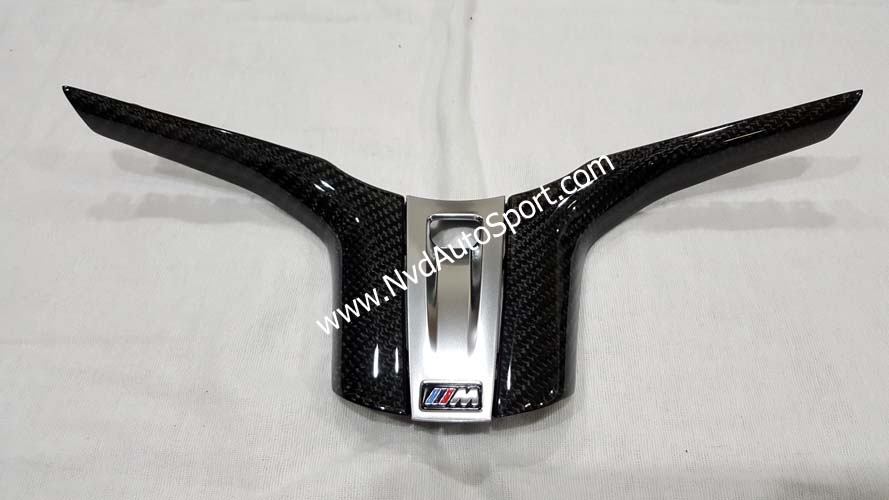 BMW G20, G22, G80 M3, G82 M4 Carbon fiber M lower steering wheel trim