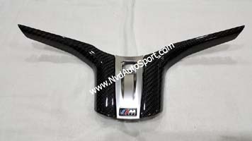 BMW G20, G22, G80 M3, G82 M4 Carbon fiber lower steering wheel trim