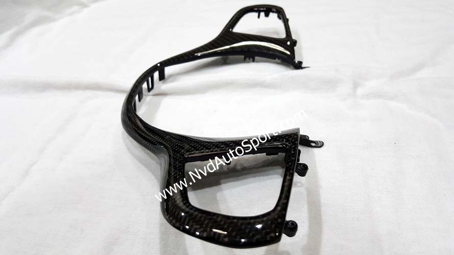 BMW G20, G22, G80 M3, G82 M4 Carbon fiber INTERIOR UPPER STEERING WHEEL TRIM