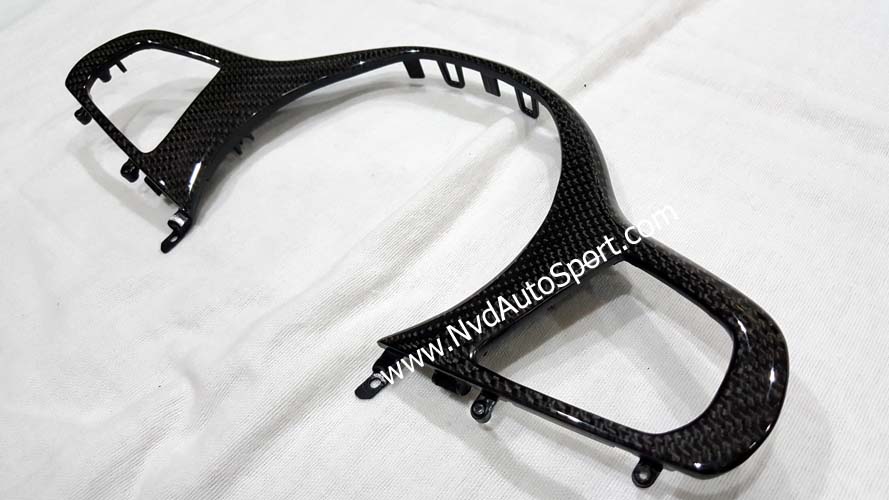 BMW G20, G22, G80 M3, G82 M4 Carbon fiber INTERIOR UPPER STEERING WHEEL TRIM