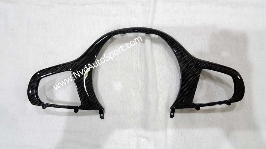 BMW G20, G22, G80 M3, G82 M4 Carbon fiber INTERIOR UPPER STEERING WHEEL TRIM