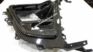 BMW i8 Carbon fiber interior shifter middle center console bezel trim