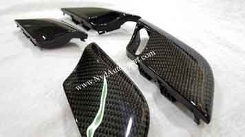 BMW X5 F15, F85 Carbon fiber door lock insert trim