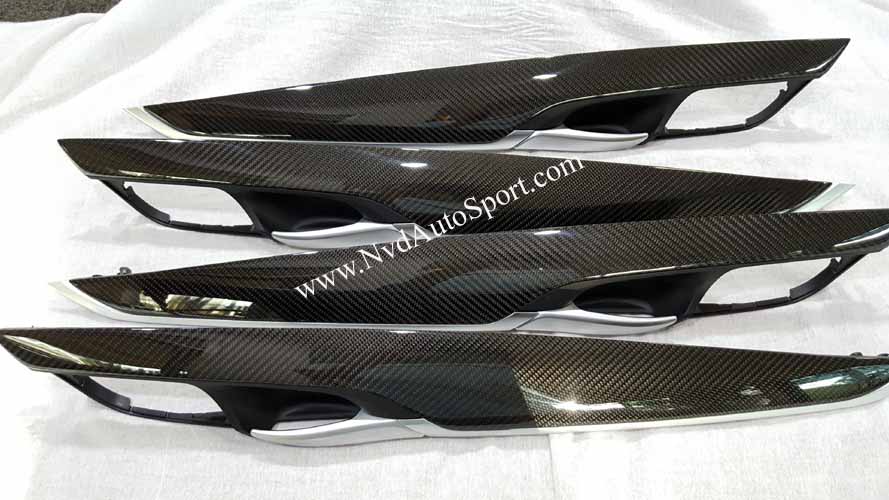 BMW X5 F15, F85 Carbon fiber interior door trims