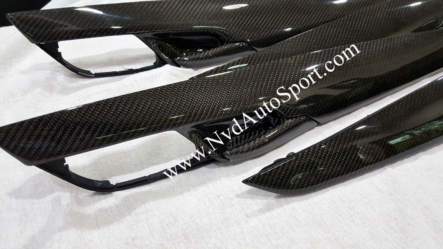 BMW X6 F16, F86 Carbon fiber interior door trims