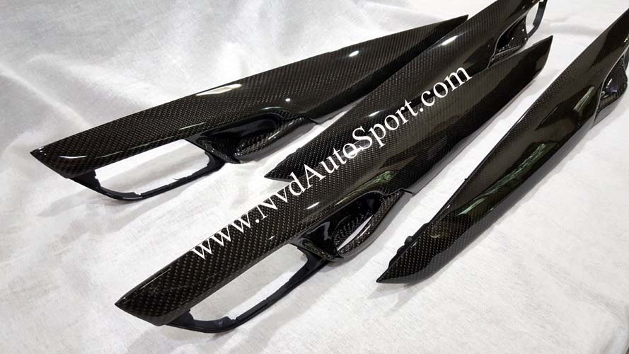 BMW X6 F16, F86 Carbon fiber interior door trims