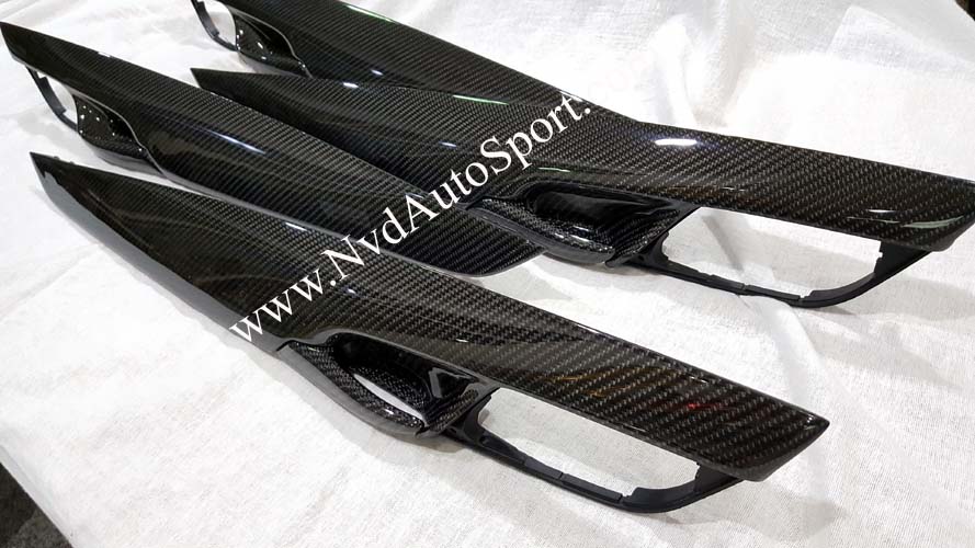 BMW X6 F16, F86 Carbon fiber interior door trims