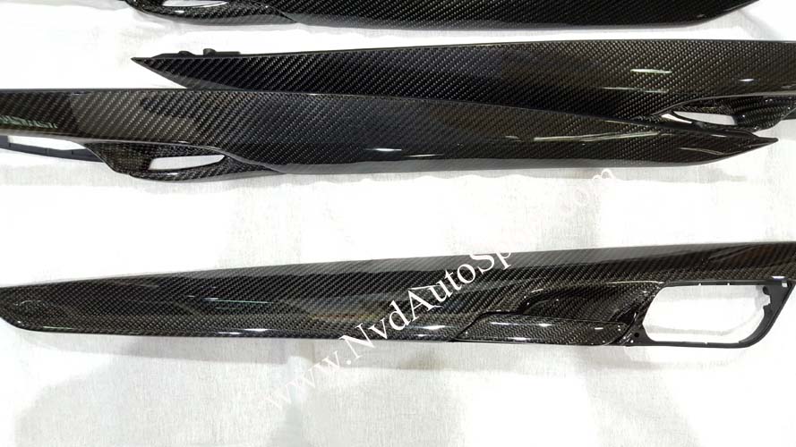 BMW X6 F16, F86 Carbon fiber interior door trims