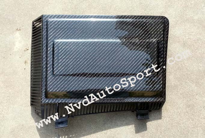 BMW E39 M5 carbon fiber carbon fibre Microfilter cover
