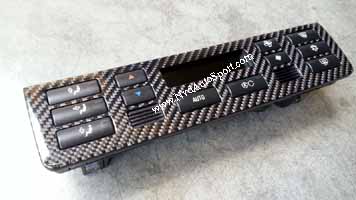 BMW E46 M3 carbon fiber Automatic Air Control Unit Panel