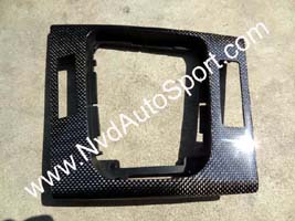 BMW E46/ E46 M3 carbon fiber interior center console trim