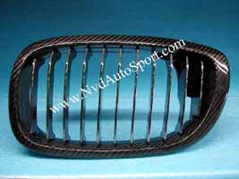 BMW E46/ E46 M3 carbon fiber exterior front kidney grilles