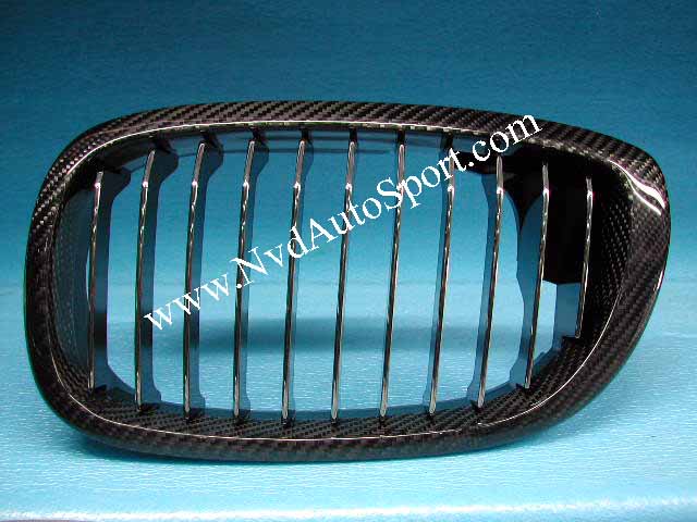 BMW E46 and E46 M3 Carbon Fibre Exterior Front Grilles