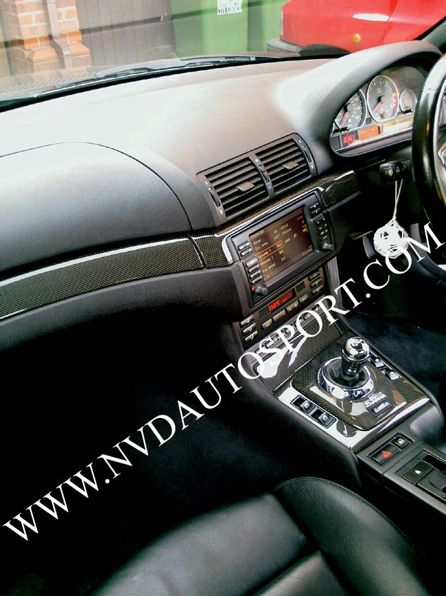 bmw e46 m3 carbon fibre interior