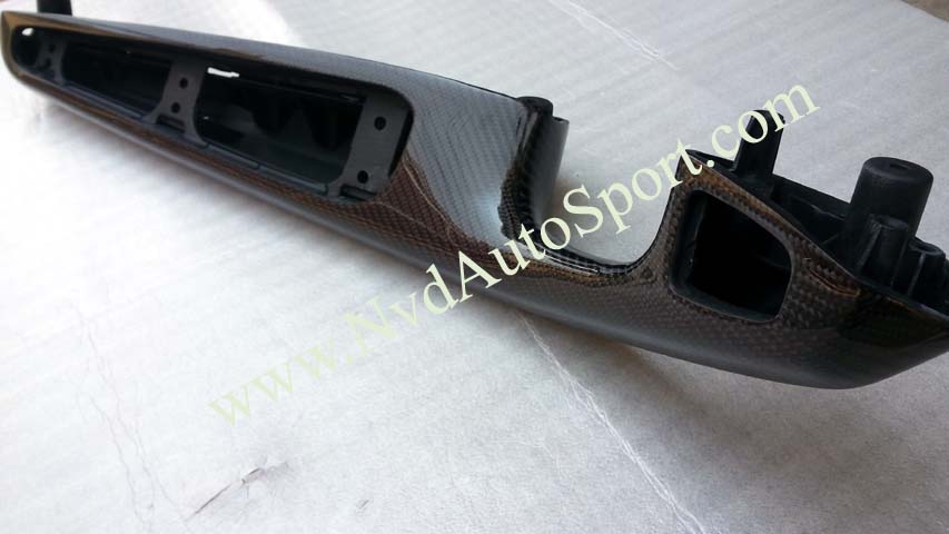 BMW E46 M3 Carbon fiber skinning Interior front armrest from NVD Autosport