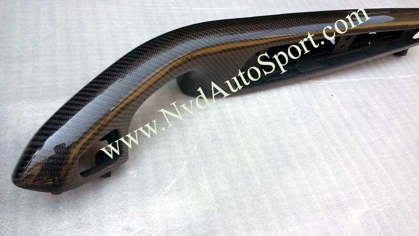 BMW E46 M3 Carbon fiber skinning Interior front armrest from NVD Autosport